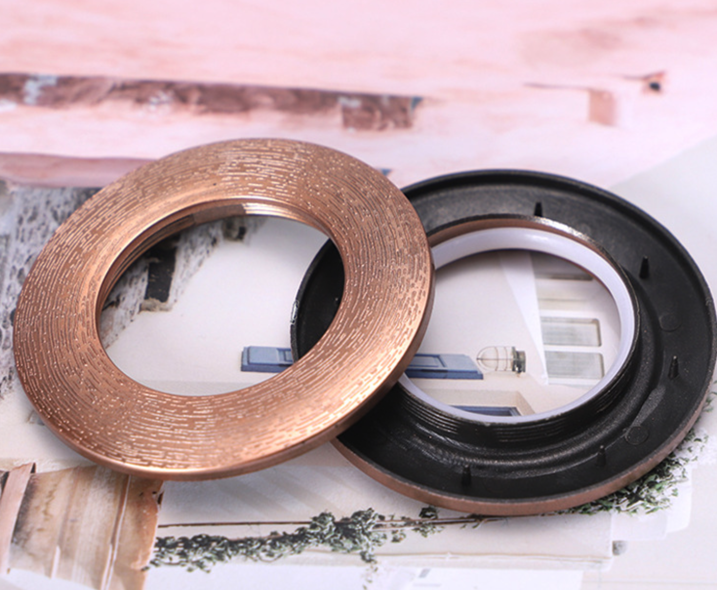 Curtain Ring Plastic Curtain Eyelet Rings for Window Decoration - Image 5