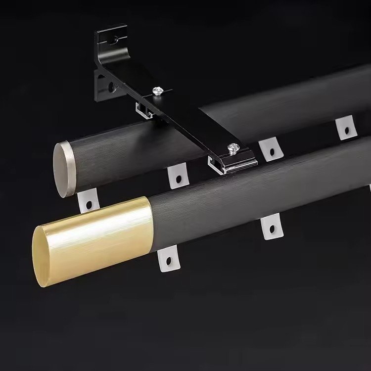 Professional Double Track Aluminum Curtain Rod System