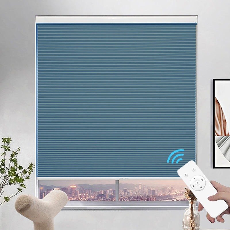 Professional Cordless Motorized Honeycomb Cellular Shades - Image 4