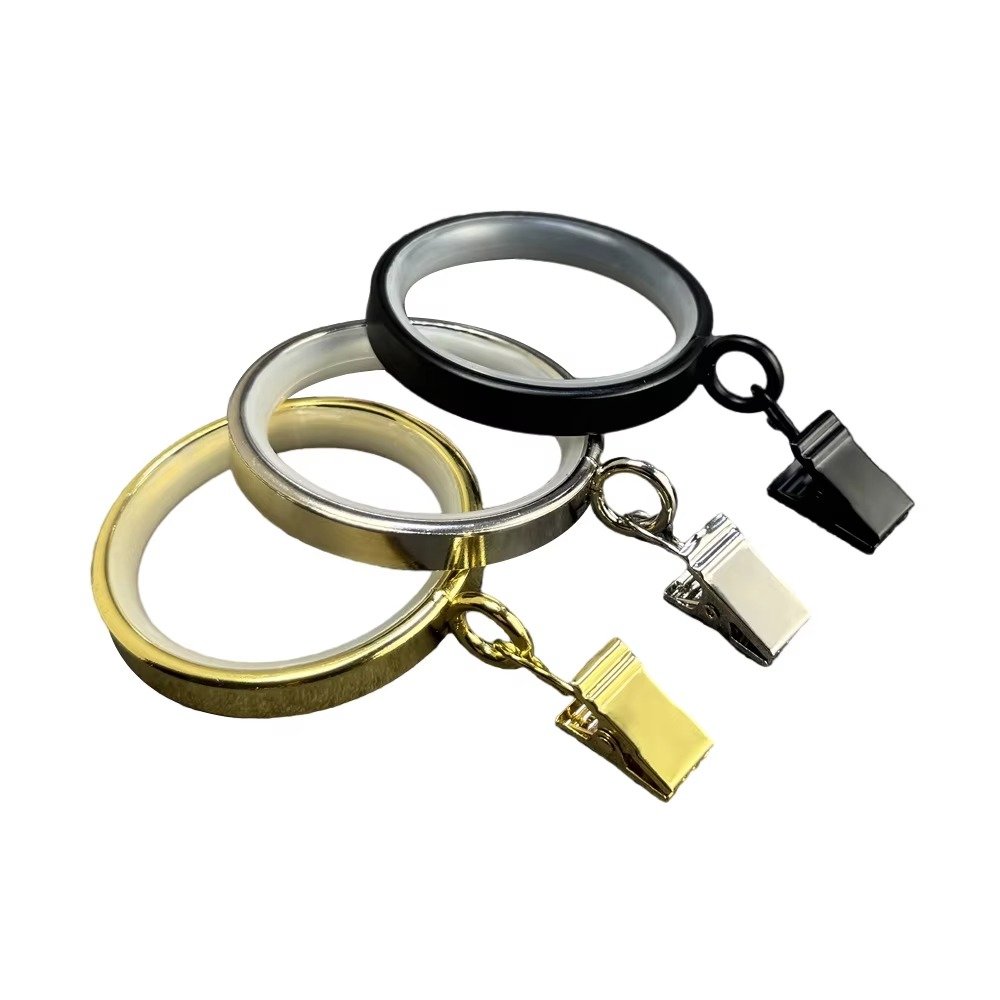 RC  Metal Curtain Rings with Clips multicolor - Image 5