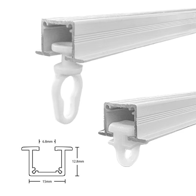 RC Hidden Aluminum Recessed Curtain Track
