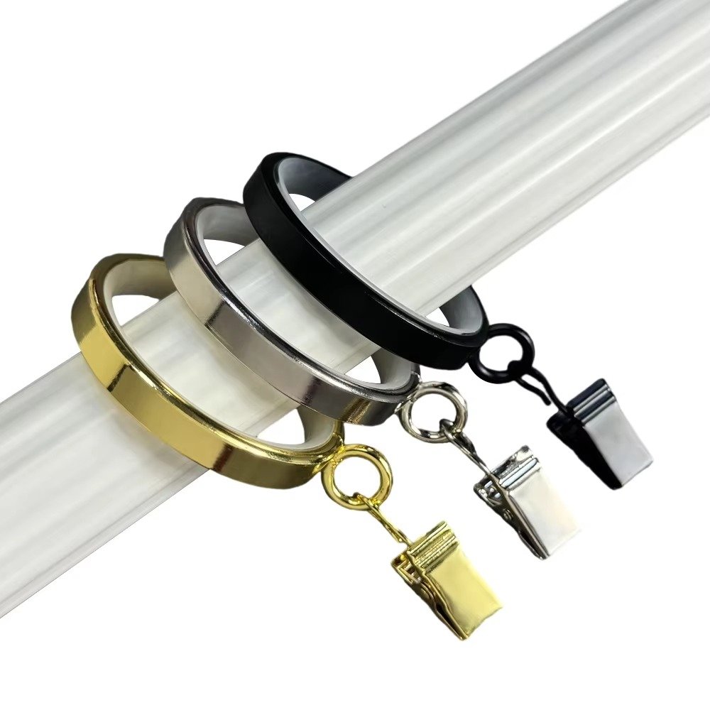 RC  Metal Curtain Rings with Clips multicolor - Image 3