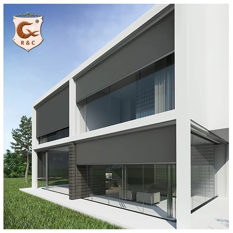 High Quality Motorized Outdoor Roller Blind Waterproof Electric - Image 8