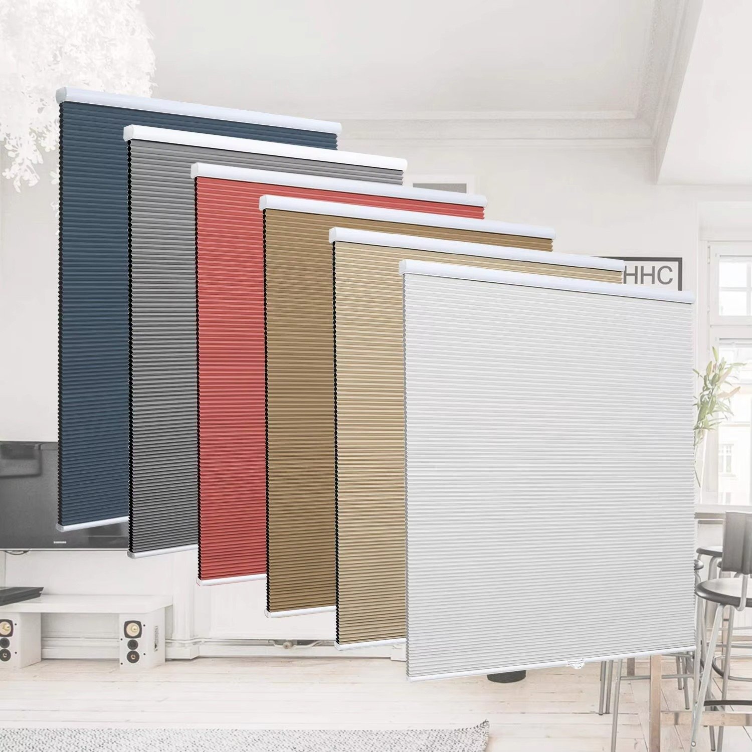 Cellular Blind Window Honeycomb Blinds for the Living Room - Image 4