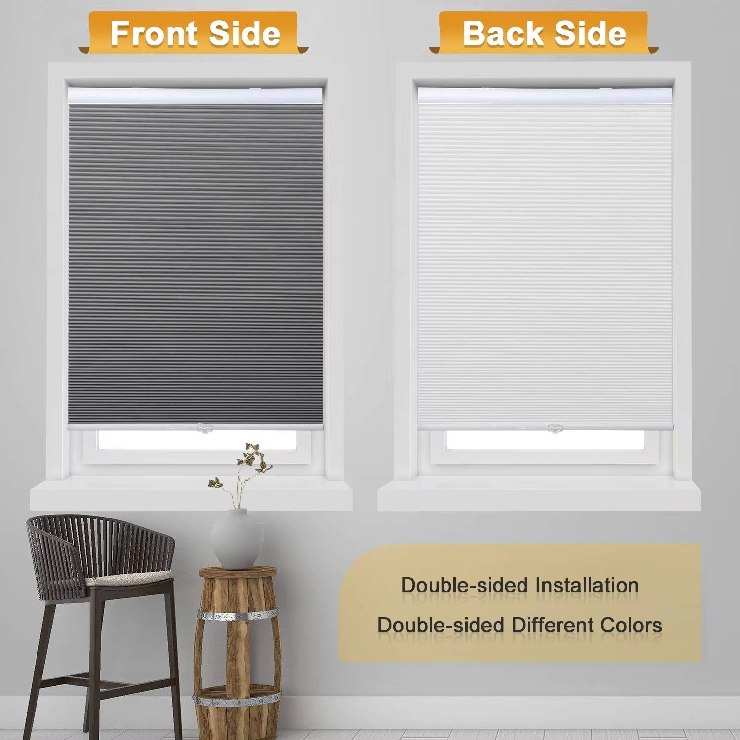 Cellular Blind Window Honeycomb Blinds for the Living Room - Image 6