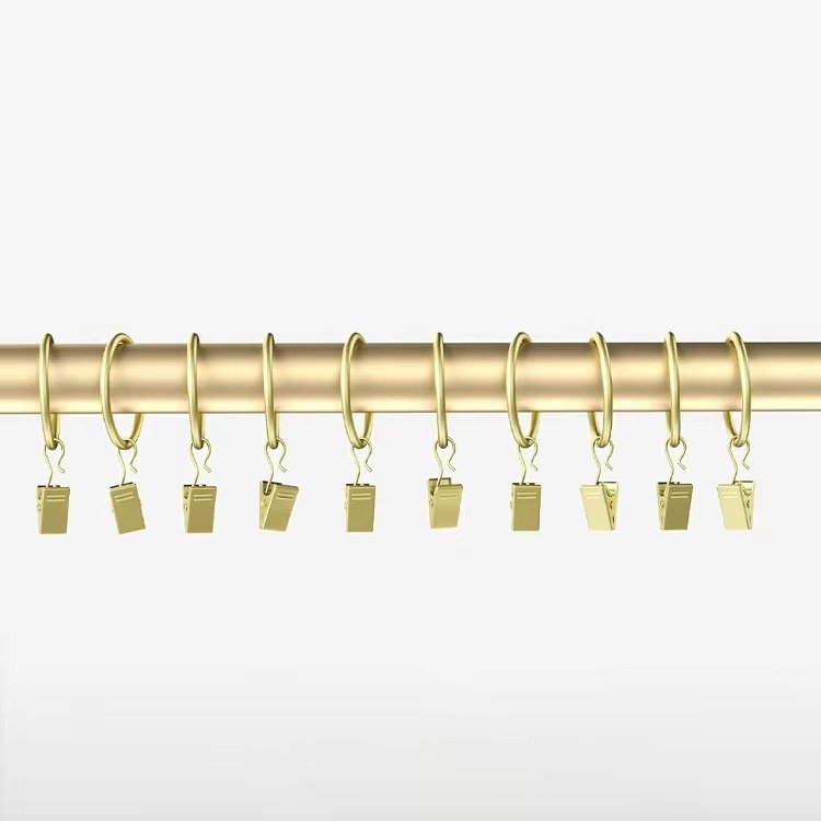 Professional 25mm Metal Curtain Rod Set with Rings - Image 2