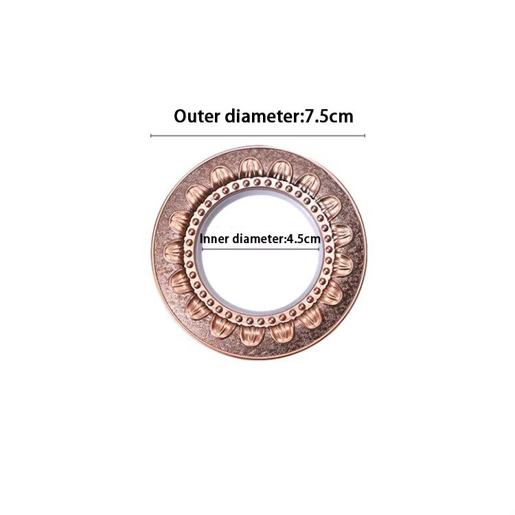 Curtain Ring Plastic Curtain Eyelet Rings for Window Decoration - Image 4
