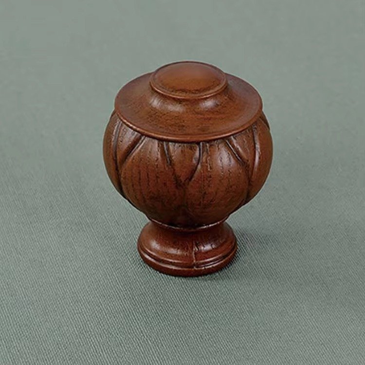 Premium Wooden Curtain Rod Set - Single & Double Track - Image 7