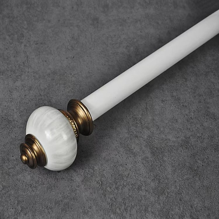 28mm Traditional Style Curtain Rod with Decorative Finials - Image 5