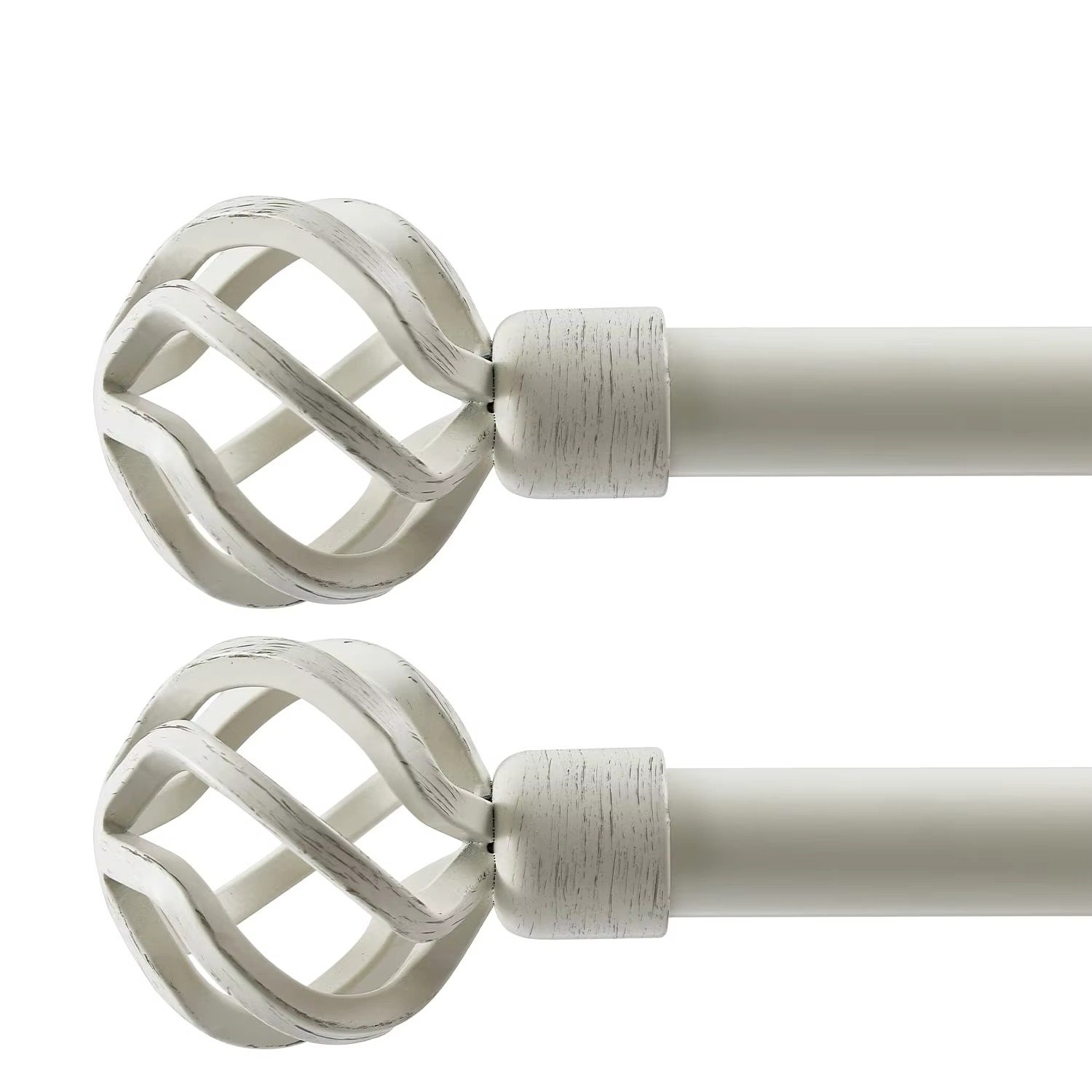 Gold Aluminum Curtain Rod with Decorative Finials - Image 4