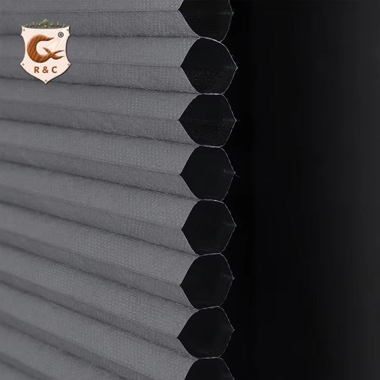 Motorized Blackout Honeycomb Blinds with Remote Control - Image 4