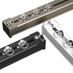 Heavy duty aluminum curtain runners and tracks in multiple finishes - wholesale options from China supplier